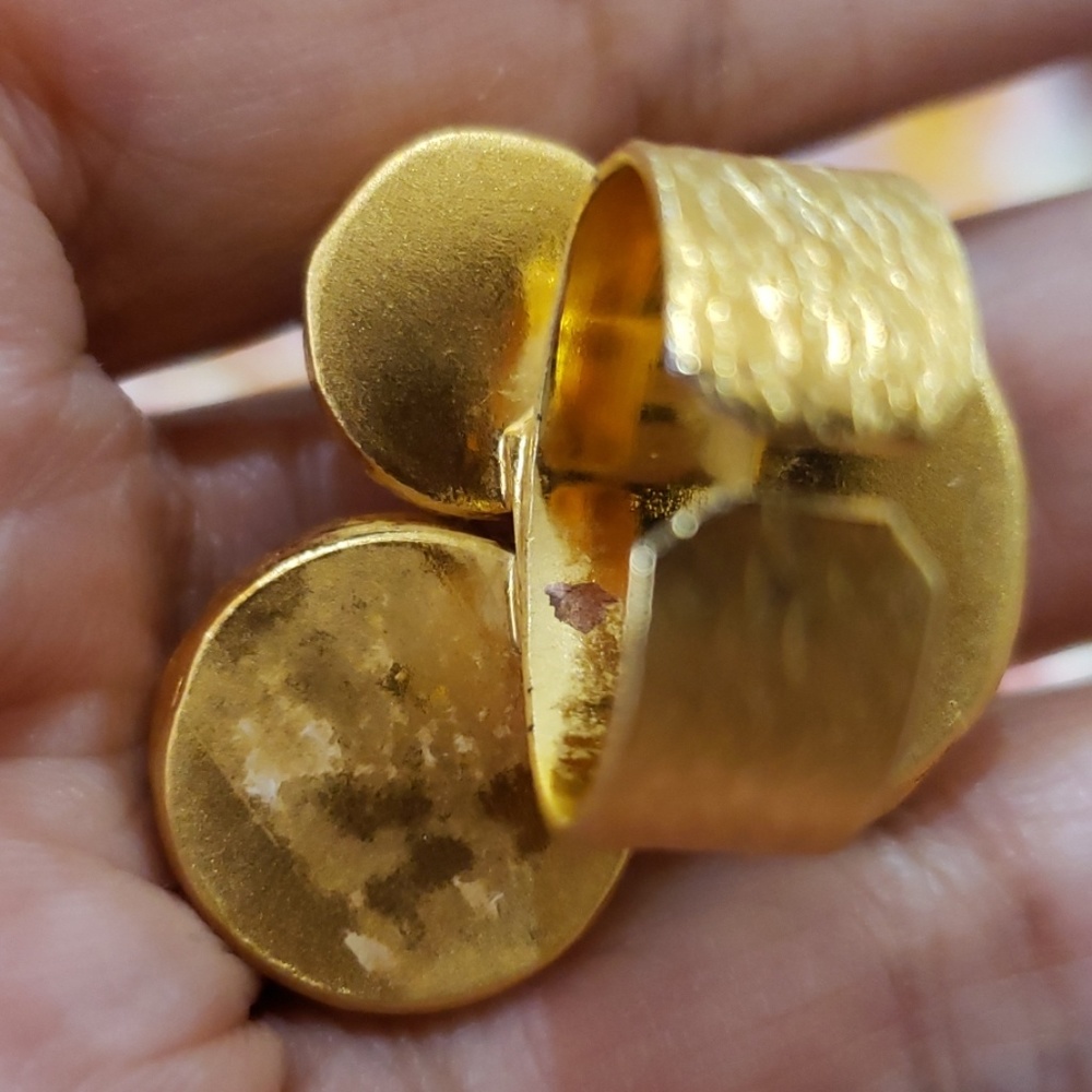 Adjustable Gemstone Ring - image 4